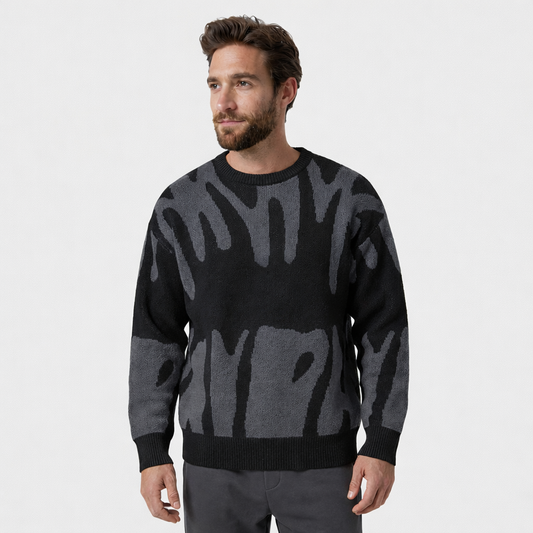 EMILIO | Maglione in Maglia Stampata