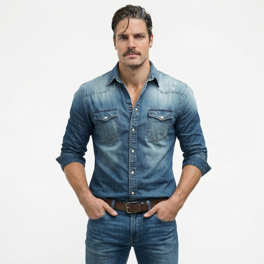 David | Camicia in Denim Miami