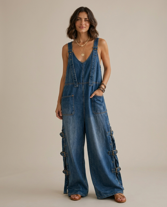 Triana | Enterizo Boho de Pierna Ancha